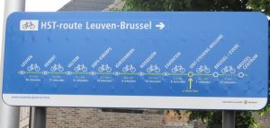la HST-Route reliant Bruxelles à Louvain