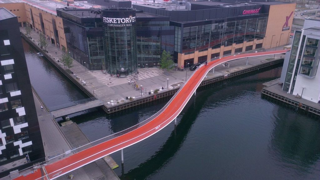 Pont cycliste Copenhague