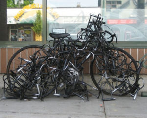 Bien protégé contre le vol de vélo !