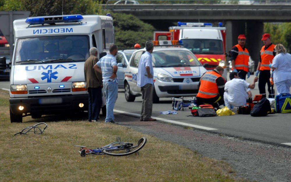 accident cycliste