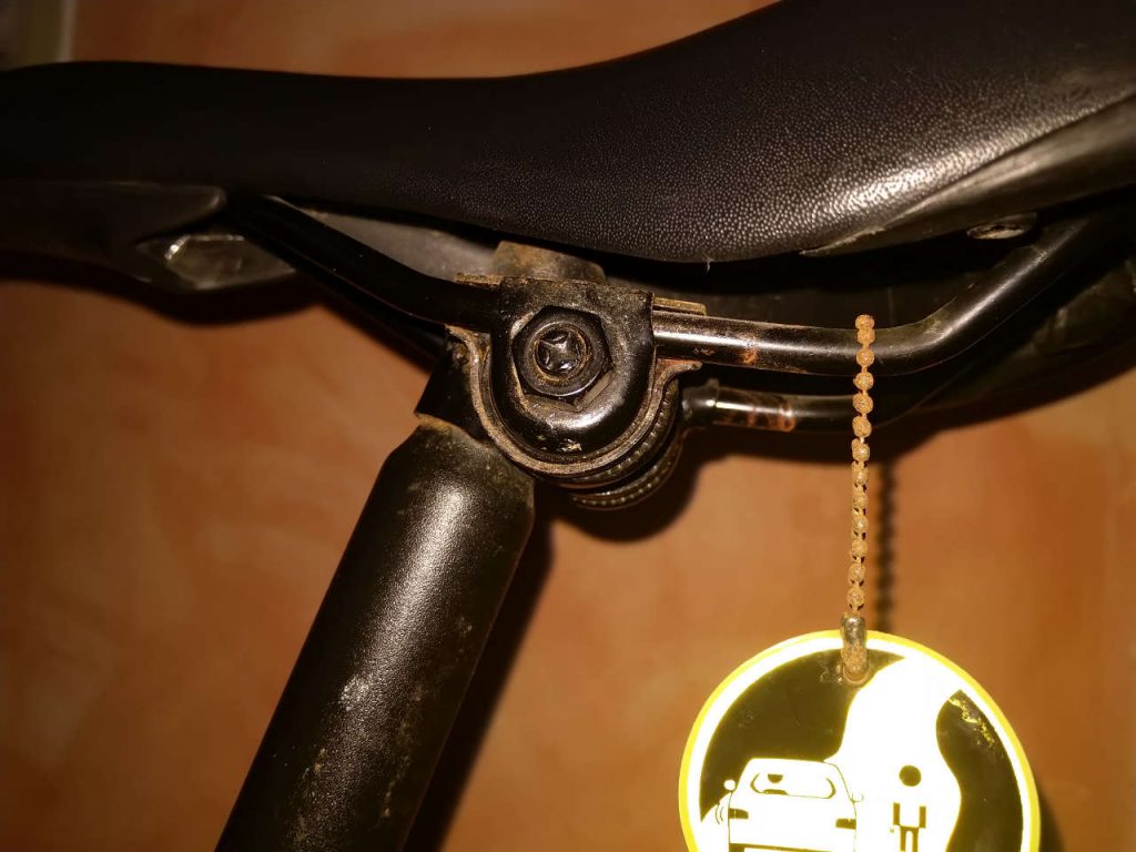 Guide Câble De Frein Arrière Vintage Pour VTT - Fixation Tige De Selle