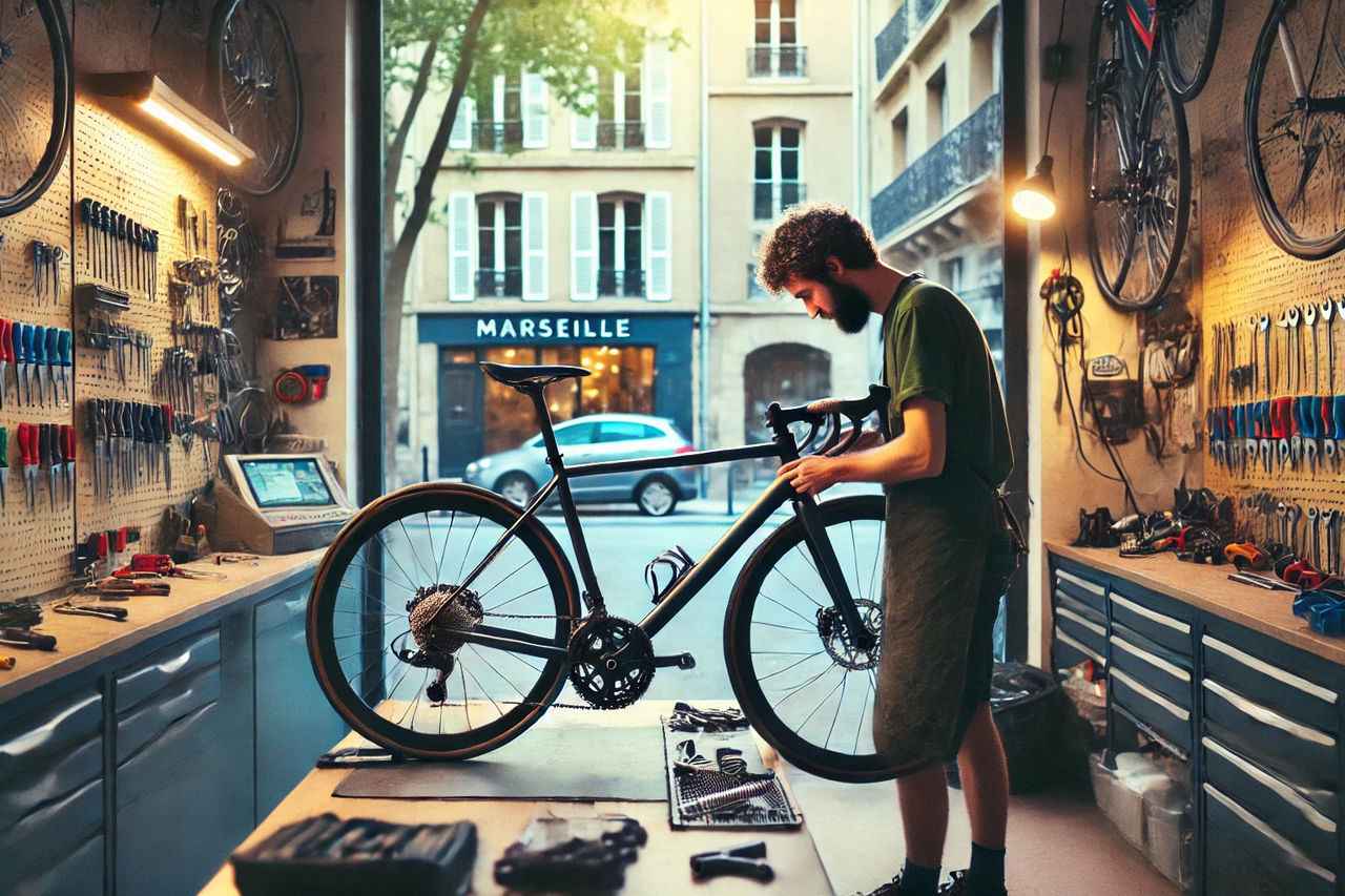 Réparation de vélo à Marseille