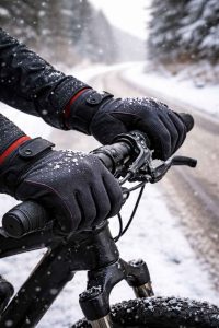 Des gants chauds et des freins bien entretenus sont essentiels pour rouler à vélo en hiver. Découvrez nos conseils pour protéger vos mains et maîtriser votre vélo sous la neige