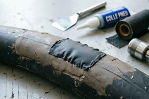 Maîtrisez la technique de pose d'une rustine par vulcanisation pour réparer votre chambre à air de vélo à coup sûr